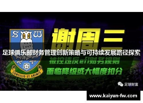 足球俱乐部财务管理创新策略与可持续发展路径探索